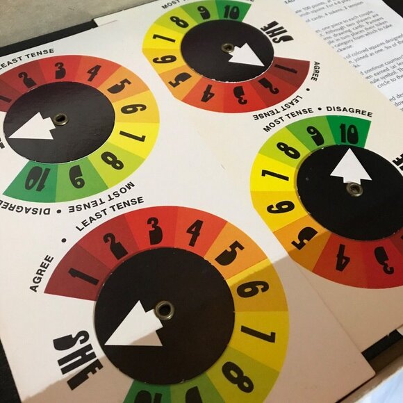 Compatibility Board Game Couples Party Vintage 1974 Reiss Games Retro Design - Picture 5 of 10